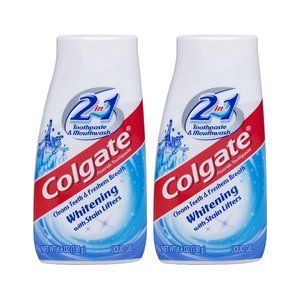 *Expired 2022* [Free If You Bundle] Qty (2) Colgate 2-In-1 Toothpaste Mouthwash
